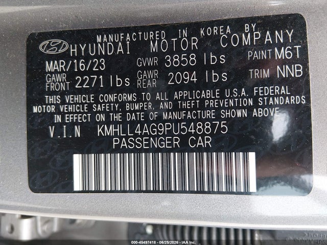 Hyundai ELANTRA SE 2023 KMHLL4AG9PU548875 Image 9