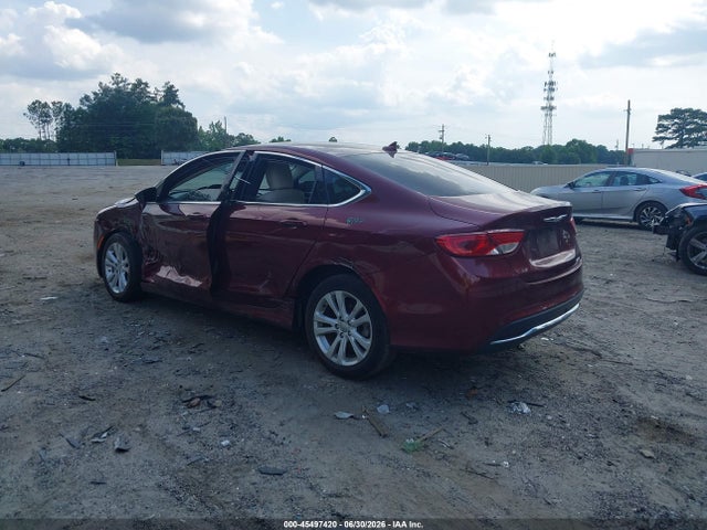 2017 Chrysler 200 Limited Platinum მანქანა იყიდება აუქციონზე, vin: 1C3CCCAB4HN505354, აუქციონის ნომერი: 45497420