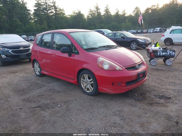 45497507 :رقم المزاد ، JHMGD37617S000276 vin ، 2007 Honda Fit Sport مزاد بيع