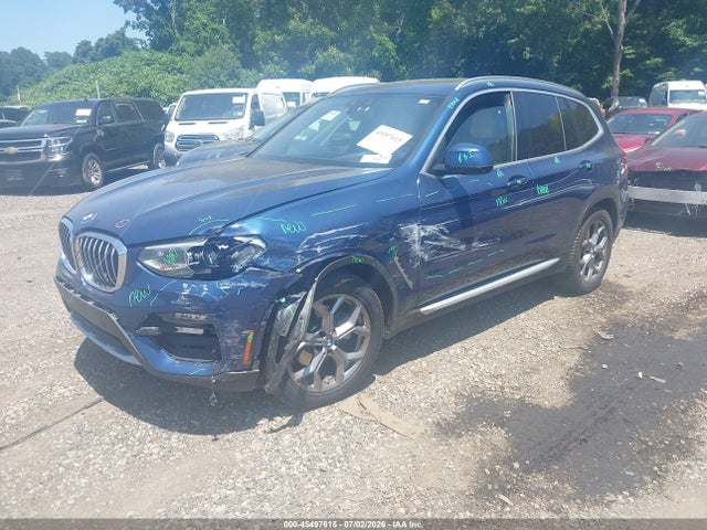 2021 Bmw X3 Sdrive30i მანქანა იყიდება აუქციონზე, vin: 5UXTY3C02M9H33124, აუქციონის ნომერი: 45497615