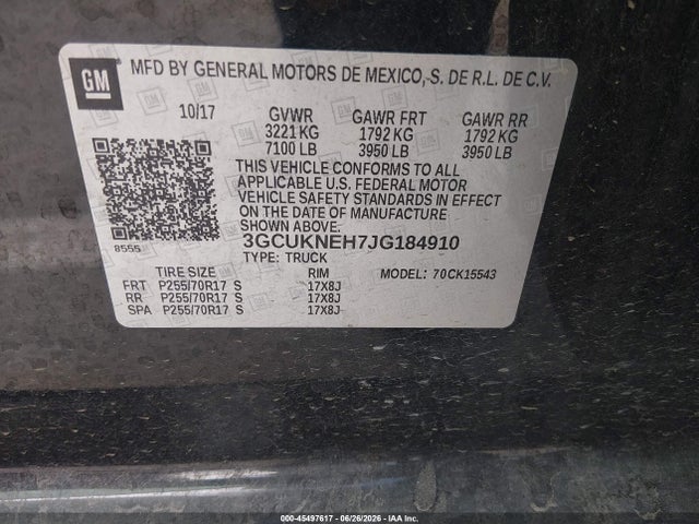 Chevrolet Silverado 1500 Wt 2018 3GCUKNEH7JG184910 Image 9