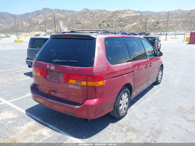 45498140 :رقم المزاد ، 2HKRL18732H545573 vin ، 2002 Honda Odyssey Ex-l مزاد بيع