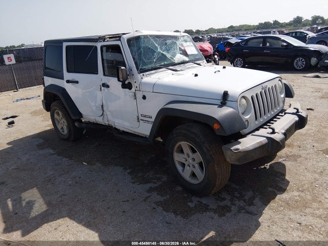 Aukcja sprzedaży 2016 Jeep Wrangler Unlimited Sport, vin: 1C4BJWDGXGL187319, numer aukcji: 45498145