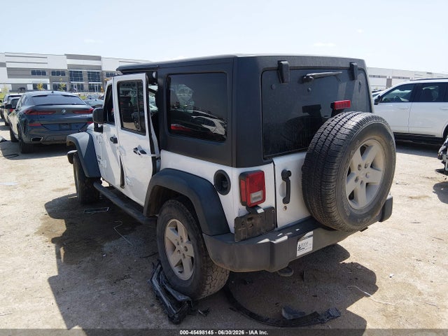 Aukcja sprzedaży 2016 Jeep Wrangler Unlimited Sport, vin: 1C4BJWDGXGL187319, numer aukcji: 45498145
