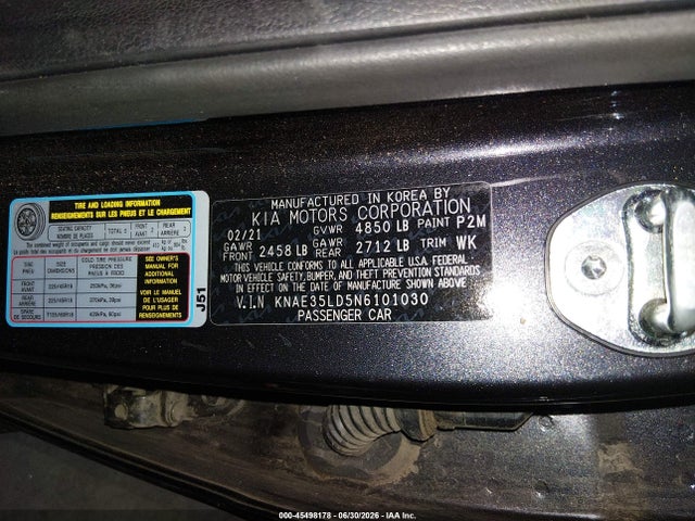 KIA Stinger Gt-line 2022 KNAE35LD5N6101030 Image 9
