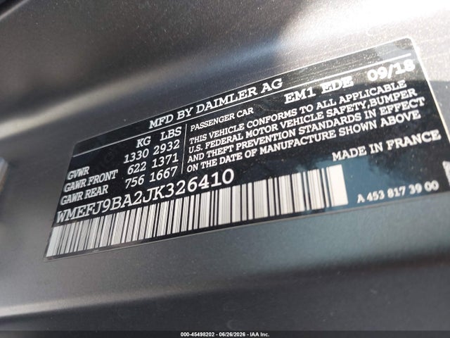 Smart Fortwo Electric Drive Passion 2018 WMEFJ9BA2JK326410 Image 9