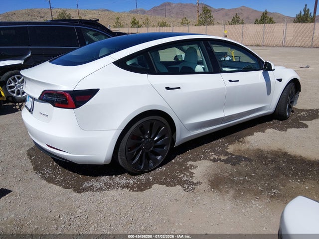 2022 Tesla Model 3 Performance Dual Motor All-wheel Drive მანქანა იყიდება აუქციონზე, vin: 5YJ3E1EC4NF293403, აუქციონის ნომერი: 45498290