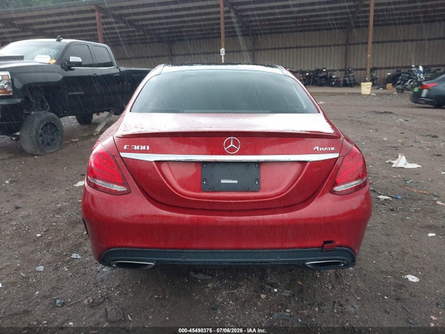45498375 :رقم المزاد ، 55SWF4KBXGU101572 vin ، 2016 Mercedes-benz C 300 Sport 4matic مزاد بيع