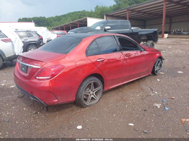 45498375 :رقم المزاد ، 55SWF4KBXGU101572 vin ، 2016 Mercedes-benz C 300 Sport 4matic مزاد بيع