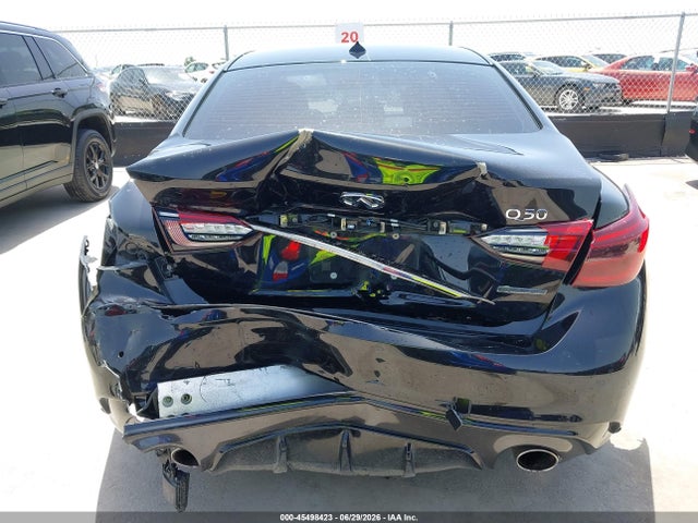 45498423 :رقم المزاد ، JN1EV7CP1MM707358 vin ، 2021 Infiniti Q50 Signature Edition مزاد بيع