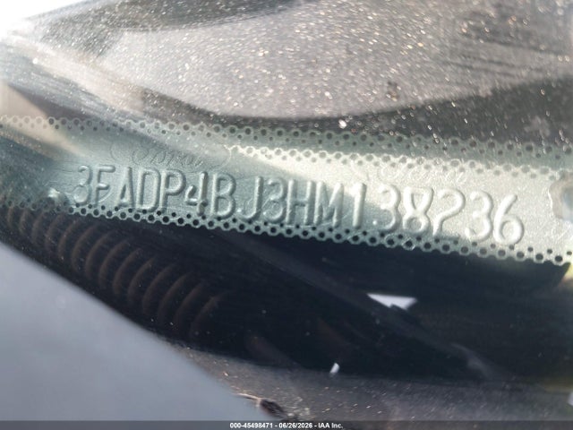 45498471 :رقم المزاد ، 3FADP4BJ3HM138236 vin ، 2017 Ford Fiesta Se مزاد بيع