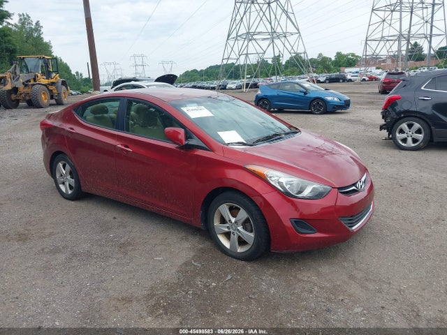 2013 Hyundai Elantra Gls მანქანა იყიდება აუქციონზე, vin: 5NPDH4AEXDH356993, აუქციონის ნომერი: 45498583