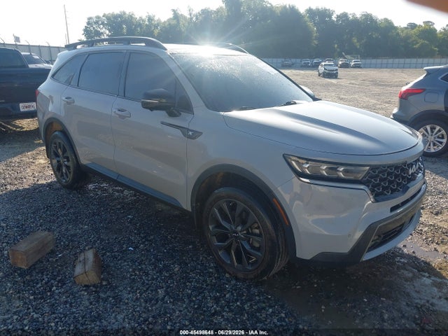 45498648 :رقم المزاد ، 5XYRKDLF4NG106736 vin ، 2022 Kia Sorento X-line Sx Prestige مزاد بيع