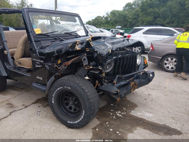 45498994 :رقم المزاد ، 1J4FY19S9XP465191 vin ، 1999 Jeep Wrangler Sport مزاد بيع