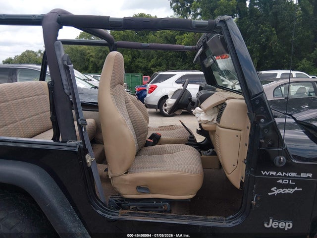 45498994 :رقم المزاد ، 1J4FY19S9XP465191 vin ، 1999 Jeep Wrangler Sport مزاد بيع