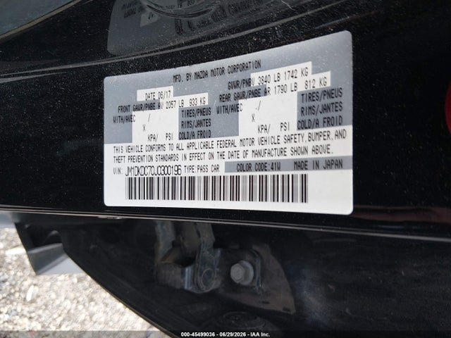 Продаж на аукціоні авто 2018 Mazda Cx-3 Touring, vin: JM1DKDC70J0300196, номер лоту: 45499036