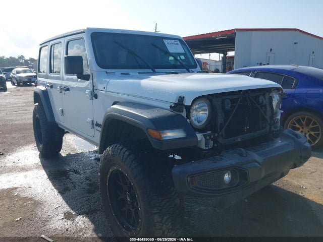 45499069 :رقم المزاد ، 1C4HJXDNXMW712050 vin ، 2021 Jeep Wrangler Unlimited Willys Sport 4x4 مزاد بيع