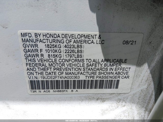 Acura Ilx Premium Package 2022 19UDE2F74NA000363 Image 9