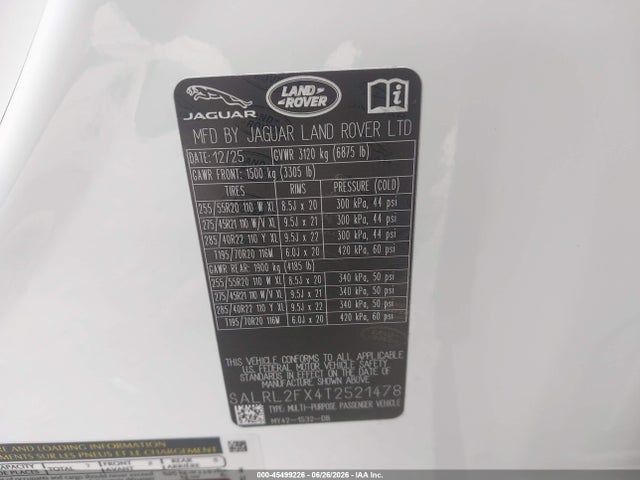 Land Rover Discovery Dynamic Se 2026 SALRL2FX4T2521478 Image 9