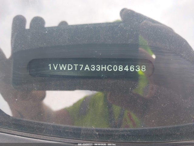 45499323 :رقم المزاد ، 1VWDT7A33HC084638 vin ، 2017 Volkswagen Passat 1.8t R-line مزاد بيع
