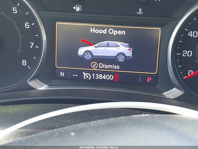 Aukcja sprzedaży 2019 Chevrolet Equinox Lt, vin: 2GNAXVEX0K6125018, numer aukcji: 45499405