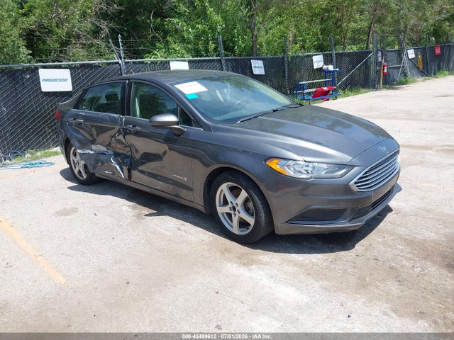 2018 Ford Fusion Hybrid Se მანქანა იყიდება აუქციონზე, vin: 3FA6P0LUXJR247912, აუქციონის ნომერი: 45499612