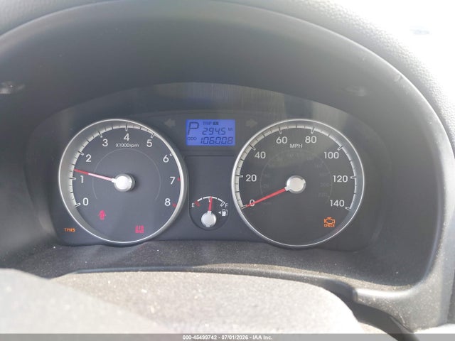 Aukcja sprzedaży 2011 Hyundai Accent Gls, vin: KMHCN4AC4BU619884, numer aukcji: 45499742