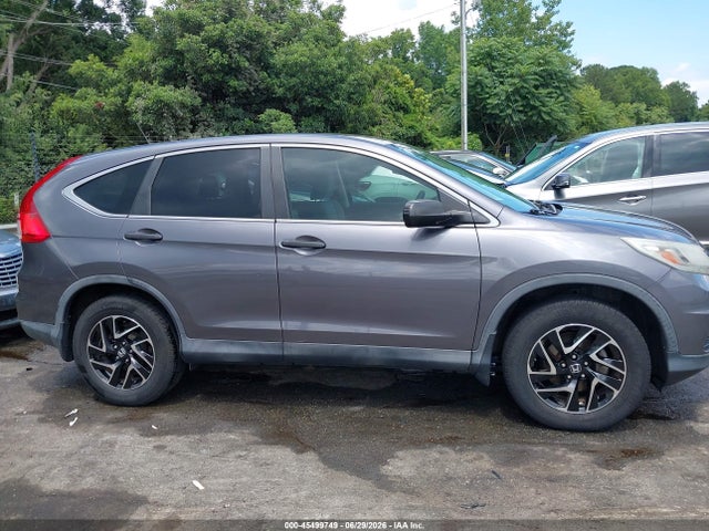 2016 Honda Cr-v Se მანქანა იყიდება აუქციონზე, vin: 2HKRM3H43GH521795, აუქციონის ნომერი: 45499749