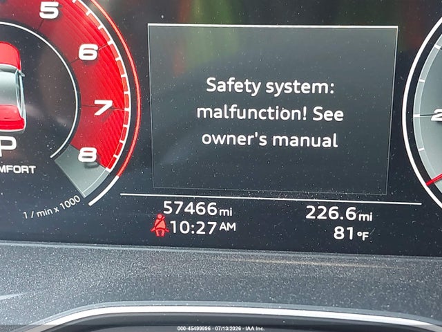 Продаж на аукціоні авто 2021 Audi Sq5 Prestige Tfsi Quattro Tiptronic, vin: WA1C4BFY2M2066127, номер лоту: 45499996