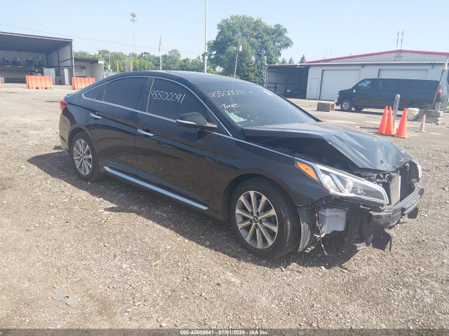 2017 Hyundai Sonata Limited მანქანა იყიდება აუქციონზე, vin: 5NPE34AF1HH549597, აუქციონის ნომერი: 45500041