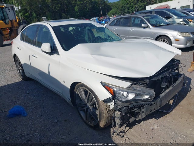 2015 Infiniti Q50 Premium მანქანა იყიდება აუქციონზე, vin: JN1BV7AP3FM337216, აუქციონის ნომერი: 45500286