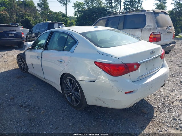2015 Infiniti Q50 Premium მანქანა იყიდება აუქციონზე, vin: JN1BV7AP3FM337216, აუქციონის ნომერი: 45500286