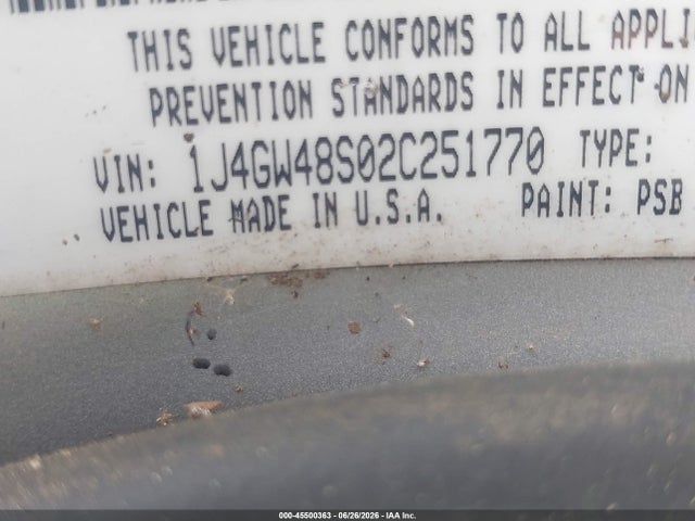 Aukcja sprzedaży 2002 Jeep Grand Cherokee Laredo, vin: 1J4GW48S02C251770, numer aukcji: 45500363