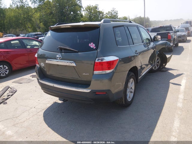 2012 Toyota Highlander Base V6 მანქანა იყიდება აუქციონზე, vin: 5TDBK3EH9CS144215, აუქციონის ნომერი: 45500502
