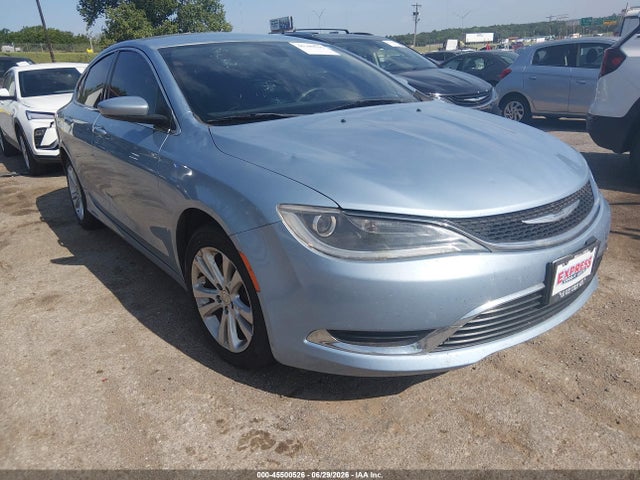 2015 Chrysler 200 Limited მანქანა იყიდება აუქციონზე, vin: 1C3CCCAB8FN641127, აუქციონის ნომერი: 45500526