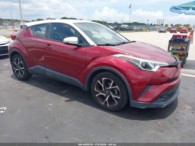 2018 Toyota C-hr Xle მანქანა იყიდება აუქციონზე, vin: NMTKHMBX8JR043663, აუქციონის ნომერი: 45500755