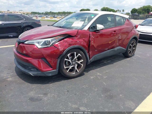 2018 Toyota C-hr Xle მანქანა იყიდება აუქციონზე, vin: NMTKHMBX8JR043663, აუქციონის ნომერი: 45500755