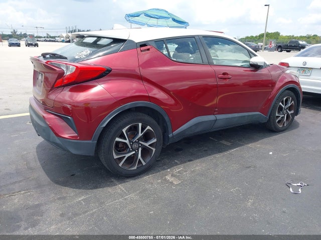 2018 Toyota C-hr Xle მანქანა იყიდება აუქციონზე, vin: NMTKHMBX8JR043663, აუქციონის ნომერი: 45500755