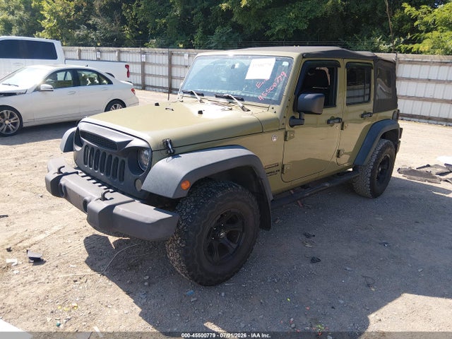2013 Jeep Wrangler Unlimited Sport მანქანა იყიდება აუქციონზე, vin: 1C4BJWDG2DL594921, აუქციონის ნომერი: 45500779