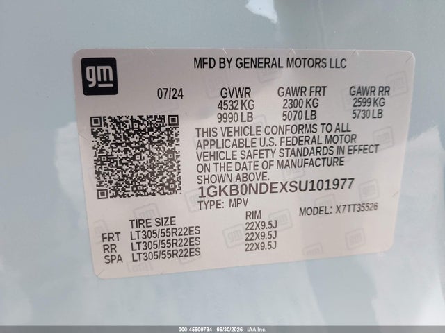 GMC Hummer Ev Suv 2x E4wd 2025 1GKB0NDEXSU101977 Image 9