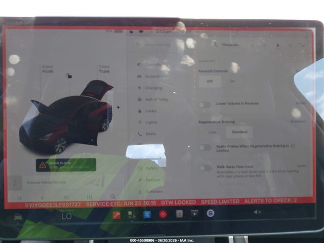 Продаж на аукціоні авто 2020 Tesla Model Y Long Range Dual Motor All-wheel Drive, vin: 5YJYGDEE3LF031727, номер лоту: 45500906