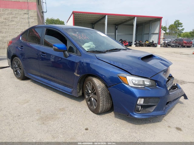 2015 Subaru Wrx Limited მანქანა იყიდება აუქციონზე, vin: JF1VA1J65F9809158, აუქციონის ნომერი: 45500989