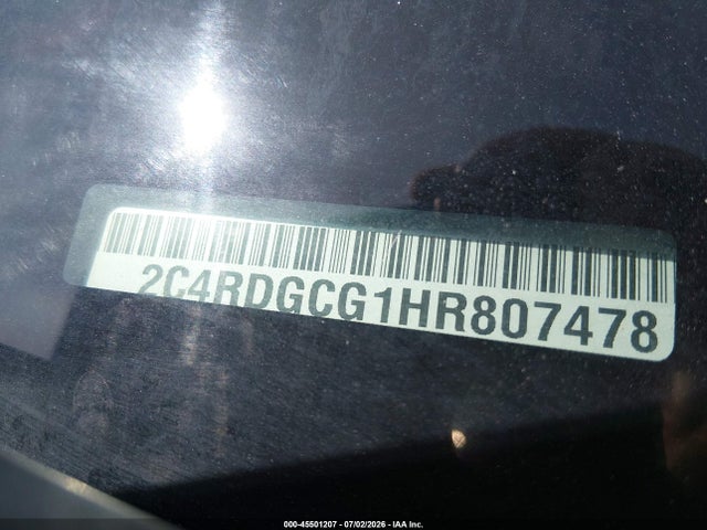 Dodge Grand Caravan Sxt 2017 2C4RDGCG1HR807478 Image 9