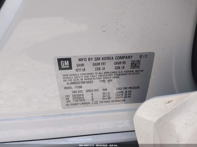 Buick Encore Gx Fwd Select 2021 KL4MMDS21MB156323 Image 9