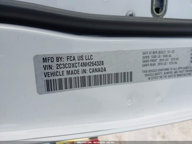 Dodge CHARGER R/T 2022 2C3CDXCT4NH264328 Image 9