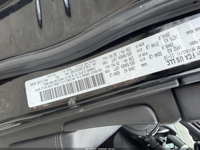 2019 Jeep Grand Cherokee Overland 4x4 მანქანა იყიდება აუქციონზე, vin: 1C4RJFCG6KC621065, აუქციონის ნომერი: 45501570