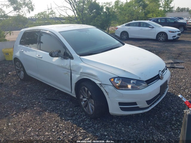 Продажа на аукционе авто 2017 Volkswagen Golf Tsi S 4-door, vin: 3VW217AU6HM006195, номер лота: 45501590