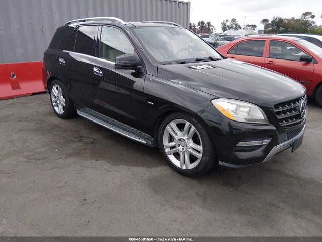 Auction sale of the 2012 Mercedes-benz Ml 350 Bluetec 4matic, vin: 4JGDA2EB7CA054748, lot number: 45501658