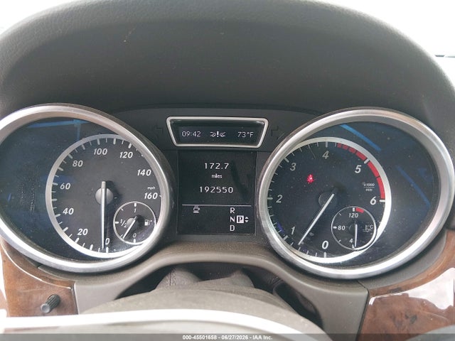 Продаж на аукціоні авто 2012 Mercedes-benz Ml 350 Bluetec 4matic, vin: 4JGDA2EB7CA054748, номер лоту: 45501658