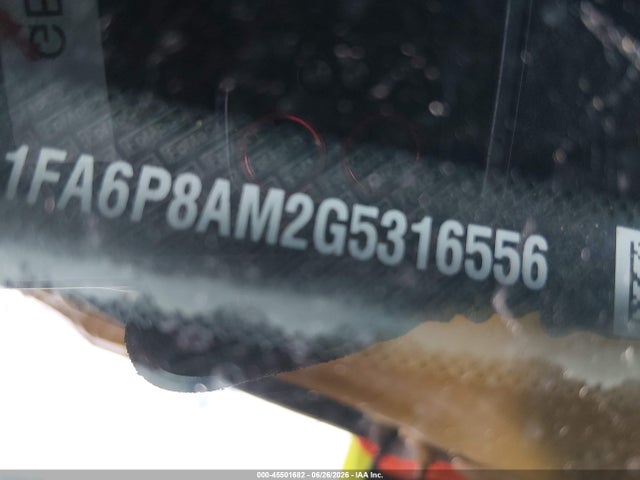Ford Mustang V6 2016 1FA6P8AM2G5316556 Image 9